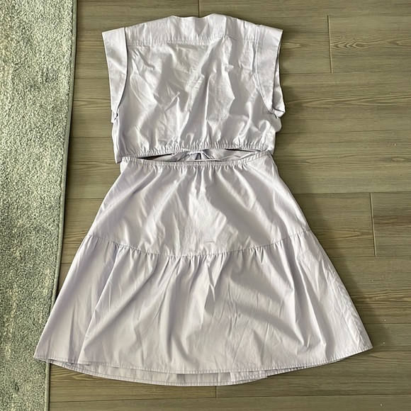Steve Madden Amanda Cut Out Mini Dress Lilac Small - Picture 5 of 5